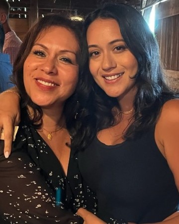 Angeline and her mother, Lupe